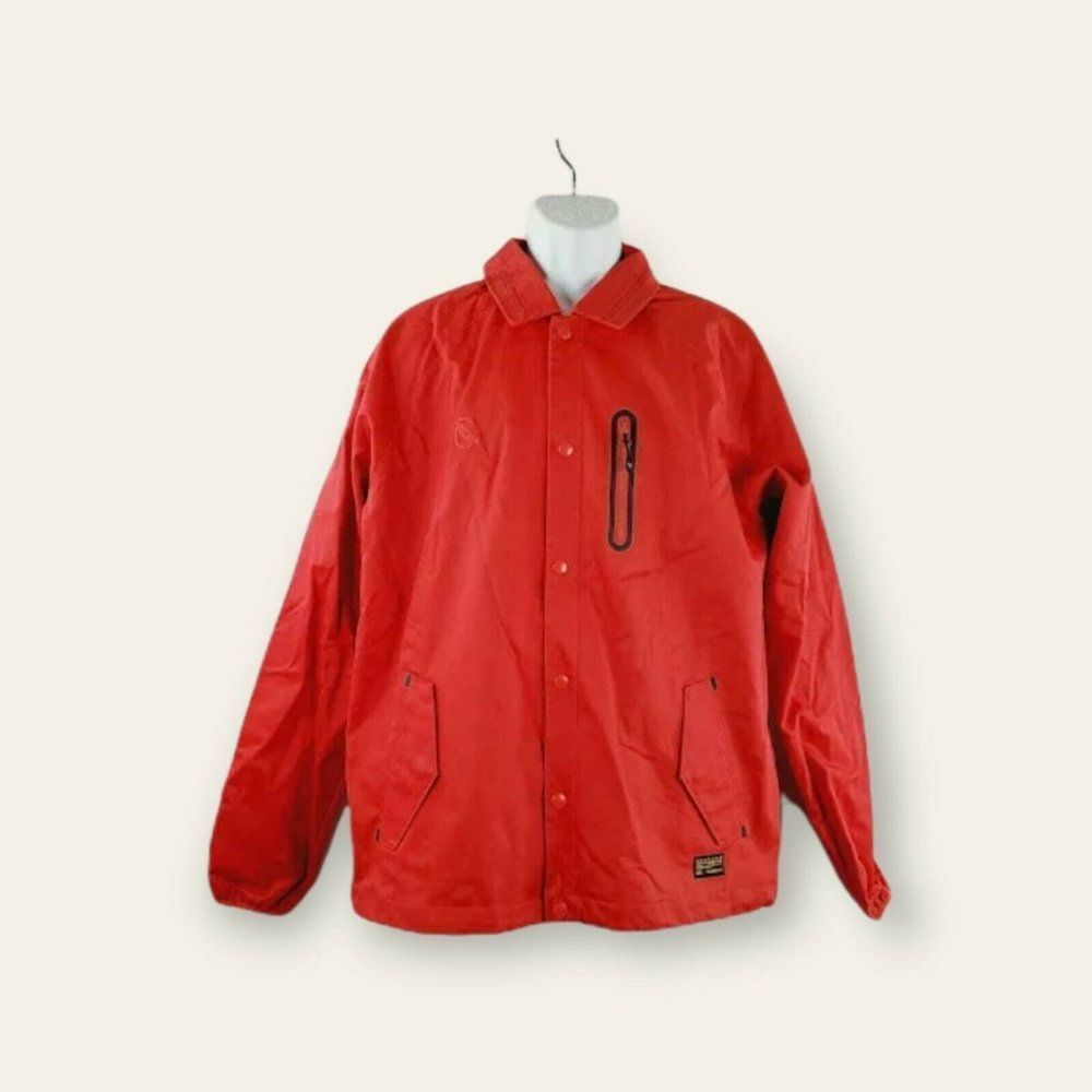 Nike Sportswear Mens Red Long Sleeves Canarinho Santiago LXII Jacket Size L
